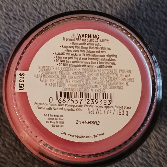 NEW | BATH And BODY WORKS SINGLE WICK CANDLE - Picture 6 of 6